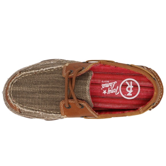 🆕 NEW - Tony Lama Blum Lace Up Womens Brown Flats Casual RR3028L - Picture 7 of 8